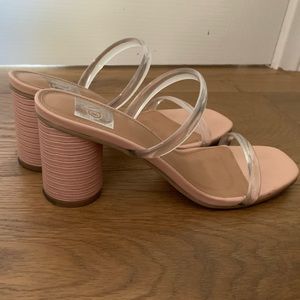 Dolce Vita Noles Heel in Nude Crystal size 8